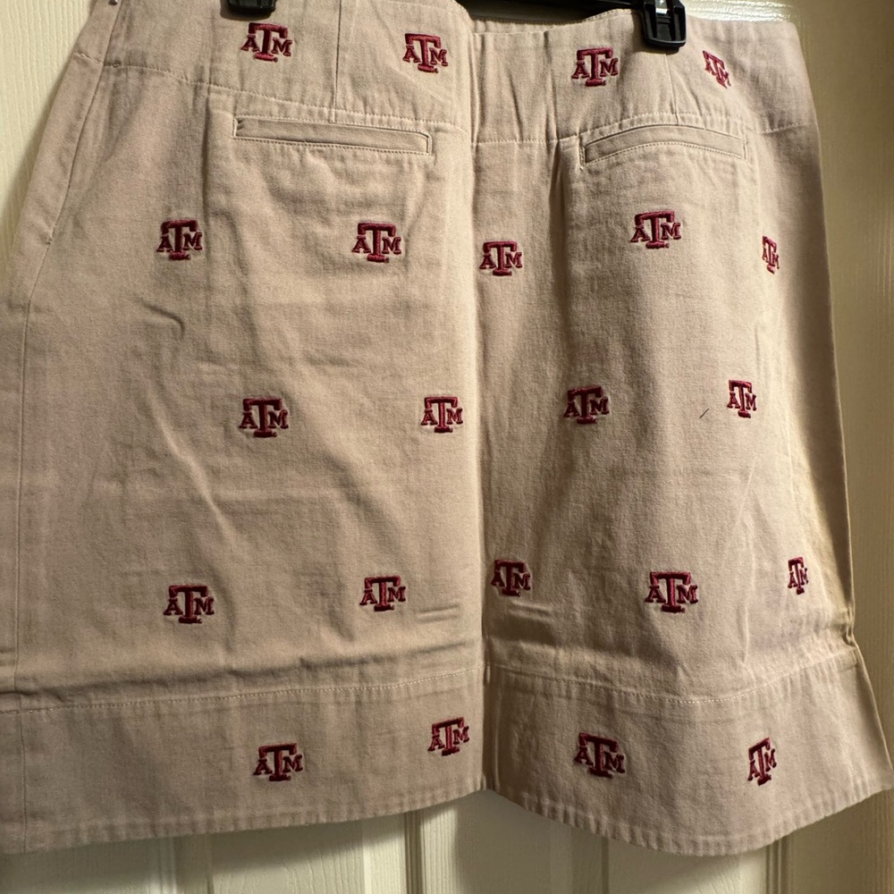 Texas A&M embroidered Khaki Skirt